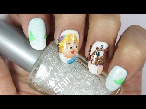 Christmas Nail Art Tutorial- Rudolph The Red Nosed Reindeer