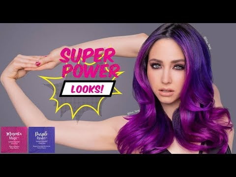 Purple Raven Hair Transformation