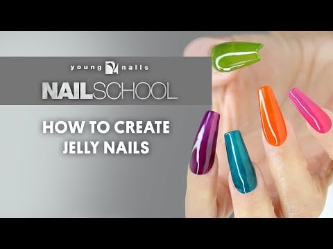 YN NAIL SCHOOL - HOW TO CREATE JELLY NAILS