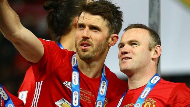 Michael Carrick and Wayne Rooney were long-time team-mates both for Manchester United and England