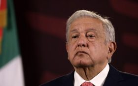 Andres Manuel Lopez Obrador, President Of Mexico At A Press Conference Before Reporters